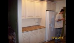 Kitchen remodel in progress.