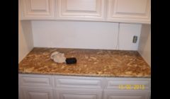 Kitchen remodel in progress.