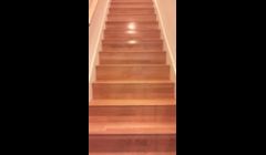 Hardwood stairs