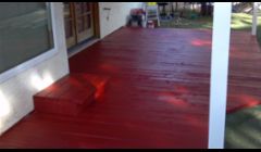 redwood deck!