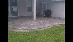 Pavers installed to Lanai with patio addition.