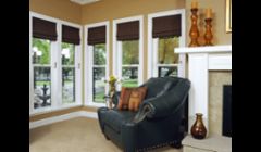 Full wall of casement windows Simonton J.D. Power assoc awarded quality .Crystal clear pure virgion vinyl