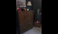 Bedroom after, the son came home from school and thought he was in the wrong bedroom. He still to this day is keeping it clean and organized.