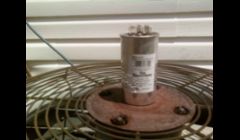 most capacitors swell when they are bad this one didn't but it was bad. Found during an air conditioner repair in Mcdonough by Aaac service