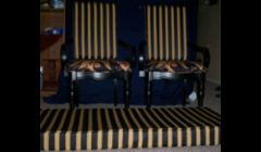 Dining chairs and bench seat cushion-after
