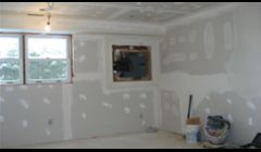 BEFORE REMODELING , DRYWALL TAPING & TEXTURE  !