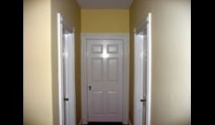 DOORS PAINTED IN WHITE SEMI GLOSS 