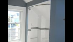 Custom Tile Installation with Glass Tile Border
