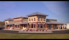 ARENA RETAIL CENTER - Arena, WI:  ARCH-AIDE, LLC Architects specializes in smaller Retail Buildings.  All of our smaller retail projects are carefully designed to reflect elements of the established local architecture and heritage.