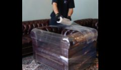 Wrapping furniture tp protect against damage