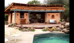 Earthen Pool house