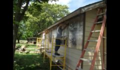 Before we replaced siding