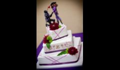 3 Tier Stacked Square Cake
