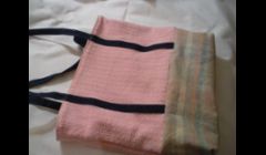 This tote was made from placemats.