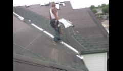 Starting To Shingle the house