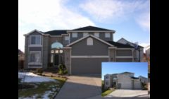 Centennial home exterior painting project (before inset)