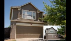 Centennial home exterior painting project (before inset)