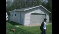 24' x 24' Free Standing garage special $9,900 COMPLETE!! Includes everything from concrete floor to door knob. 