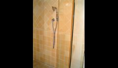 Custom shower.