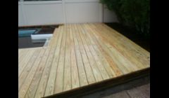 New Pressure Treated Deck (before stain)
