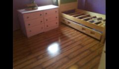 Hardwood floor we installed in Garland Tx