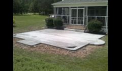 Broom Finish patio's