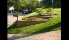 Covered Bridge Neighborhood Garden Wall Installation