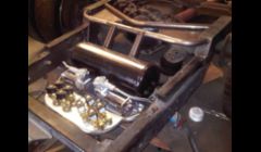 Chevy Dually: Custom Air ride set-up. Includes handmade tube work, tank and bag mounts, compressor and valve trays.