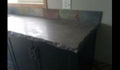 Concrete counter top with 2