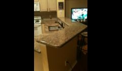 new granite countertop and sink