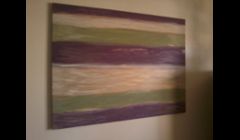 This is an hand painted abstract canvas picture.