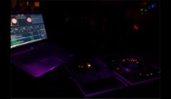 Recent view from a Nightclub DJ booth