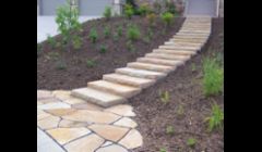 Flagstone stairs