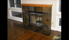 Slate Fireplace. For more pictures, please visit our Flickr account: http://www.flickr.com/photos/peoplesflooring/sets/