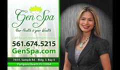 Gen Spa \
Massage therapy, nails, facials, make up