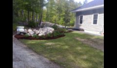 We offer spring and fall clean ups and edging & mulching services. 