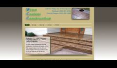 Website Design Sample for Wynn Custom Construction