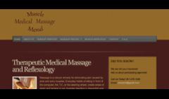 Website Design Sample for Muscle Mend Medical Massage