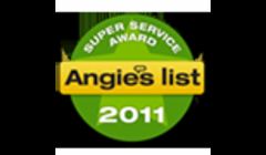 Super Service Award Winner with Angie's List