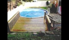 Deck on The Pool  Gold Star Construction USAl www.goldstarusainc.com