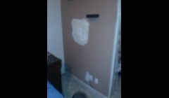 I can come in and patch holes, re-texture, and paint, in order to match the color and hide ugly spots; leaving it looking like brand new.