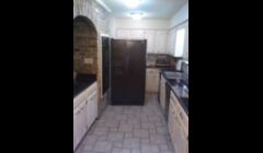 We can re-do cabinets by staining, glazing, or just sanding them down and repainting.  If needed, I can pull out the handles, fill in the holes, and put new handles on all the doors and drawers.