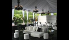 Transform your backyard  into the perfectly elegant  and stunning reception area