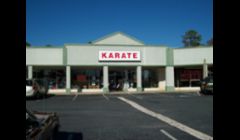 Front of our location in the Leland Shopping Plaza