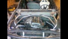 Engine Cage, Mandrel bends, tig welded
