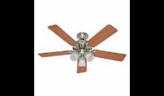 Ceiling fans installed, electrical work included.