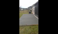Patio addition with round edges