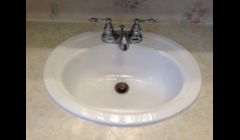 After sink was refinished