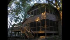 New multi-level three season porch with deck.