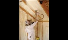 Application of Closed Cell Spray Insulation in a Residential Project